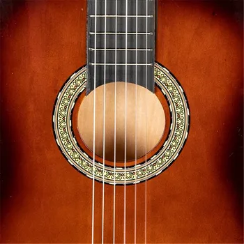 САЩ Безплатна доставка 38 инча класически цвят липа класическа акустична китара с Чанта и LCD Тунер за Любителите на Китара за Начинаещи