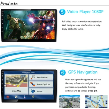 Авто радио Android мултимедиен плеър За Hyundai i20 Точков сензорен екран, GPS Навигация, Поддръжка на Bluetooth Carplay