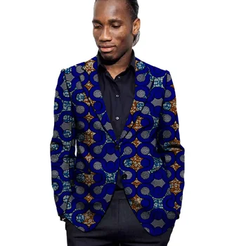 Ankara Print Men ' s Suite Jackets African Fashion Male Casual Blazers Customized