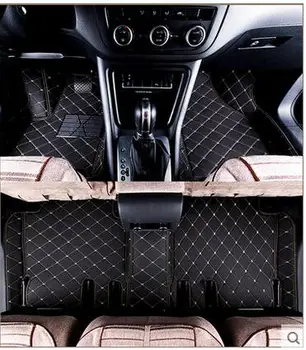 Най-добро качество! Потребителски специални автомобилни стелки за Mercedes Benz GLC 43 63 AMG 2019-2016 водоустойчив килими за GLC43 GLC63 2017