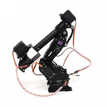 7 DOF Robot Arm Metal Manipulator Robot Model 360 Degree Rotating Base Aluminum Alloy Manipulator САМ RC Toy Metal