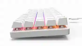 Малката преносима клавиатура methoo беспроволочная bluetooth механична клавиатура механична клавиатура червена клавиатура-тип ключ за работния плот на вашия преносим компютър