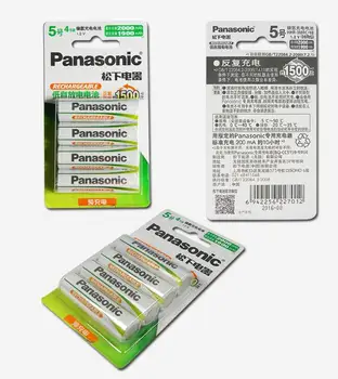 28 бр./лот Нова Оригинална Батерия За Panasonic AA 1.2 ПРЕЗ 2000 mah Ni-MH Акумулаторни Помещение Играчки NiMH Батерии,4 бр./опаковане.