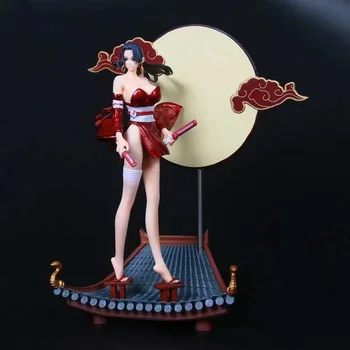 GK One Piece KT Wano Country Roof and Wind Empress Kimono Hancock Empress Hand-made Ornament Model