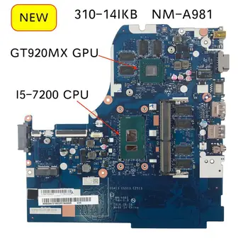 CG413 CG513 CZ513 NM-A981 дънна платка За Lenovo 310-14IKB дънна Платка на лаптоп I5-7200 CPU