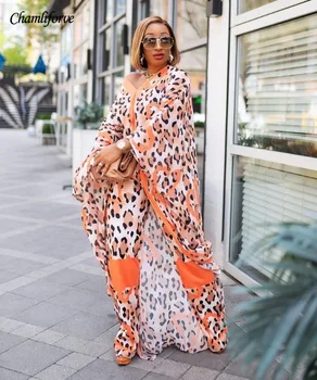 Африканска Облекло За Жени, 2021 Летен Комплект От две части на Дашики Модни Дълги Рокли, Комплекти, Панталони, Костюми Съоръжения Плюс Размер Вечерни Рокли