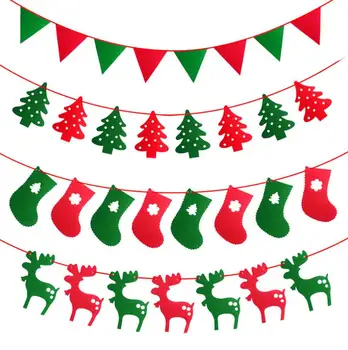 Коледни Знамена Вечерни Доставки Цветни Банер Коледа Начало Декор Знамена на Дядо Коледа, Снежен Човек, Коледни Флаг LX4173