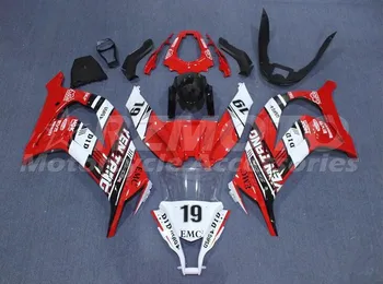 Инжектиране на Нов ABS Мотор целият Кожух, комплект Подходящ за Kawasaki ZX-10R 2011 2012 2013 ZX10R 11 12 13 14 15 червено бяло
