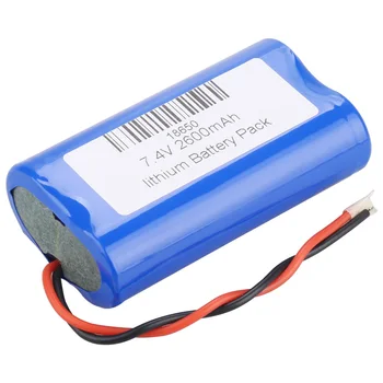 18650 7.4 V 2600mAh Литиево-йонна акумулаторна батерия с печатна платка защита