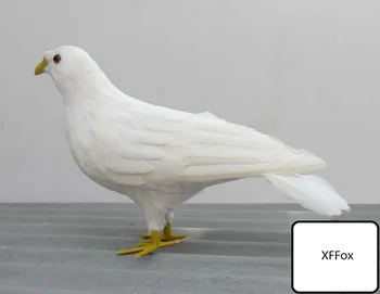 голяма истинският живот гълъб модел пяна и перо на гълъб птица кукла около 35x11x22cm xf0052