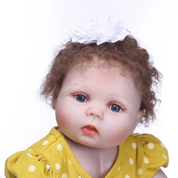 2018 Нов прием на Baby Girl Reborn Dolls Детски Играчки Full Silicone Рибка 23