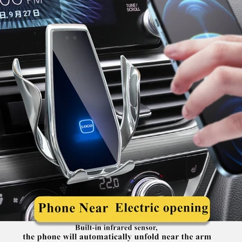 За Honda Accord 2018-2021 Кола на Телефона Air Vent Безжично Зарядно Устройство, Въртящи се на 360 Навигация Скоба GPS Поддръжка