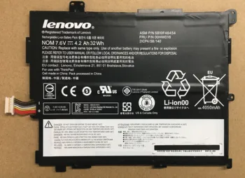 Нов истински Батерия за Lenovo Thinkpad 10 20E3 / Thinkpad 10 20E4 / Thinkpad 10 2nd 00HW016 00HW017 7.6 V 32WH