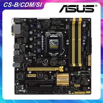 ASUS CS-B/CDM/SI LGA 1150 Intel Q87 Настолна Детска дънна Платка с DDR3 памет 32GB Core i7 i5 i3 Cpus PCI-E 3.0 X16, HDMI USB3.0 Micro ATX