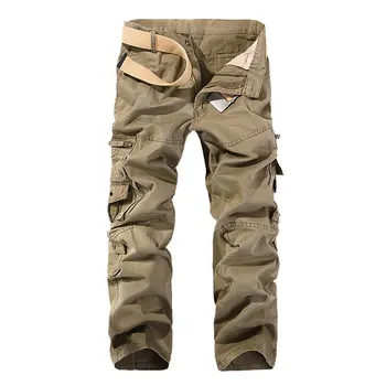 Nice New Tactical Мъжки Cargo Pants Casual Cotton Military Men Pants Solid Pantalon Homme