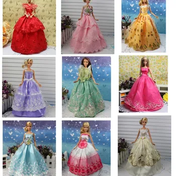 търговия на Едро 100 бр./лот BJD 1/6 Принцеса кукла рокля за кукли Барби