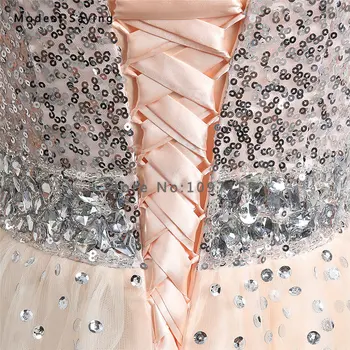 Секси Champagne A-Line Sweetheart Beaded Evening Dresses 2017 with Кристал Women Long Party Prom Dresses vestido de феста longo