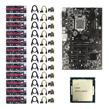 За БТК EHT Mainboard Миньор Rig B250 БТК Mining дънна Платка с Поддръжка на LGA1151 DDR4 Максимум 16 GB 12 PCIE GPU Mining ETH дънната Платка