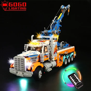 Марка GOGOLIGHTING LED Light Up Kit For Lego 42128 For Trailer Crane Engineering vehicle Building Block Lamp Set Toys(Not Model)