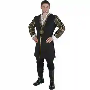 Възрастен Хелоуин Карнавальная Парти Cosplay Секси Костюми на Крал Хенри ⅷ Англия, Облекло за Мъже Облекло