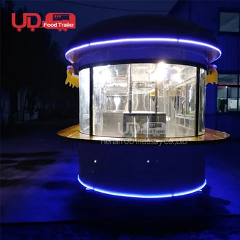 Пътуваща количка за трейлър на караваната хранене на адвокатското клас колички ядене на сладолед Мобилни Количка за трейлър на микробуса Piaggio