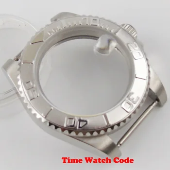 40 мм Сапфирен кристал Треска Мъжки часовник Калъф Fit 2813 ЕТА 2836 автоматичен Механизъм Miyota