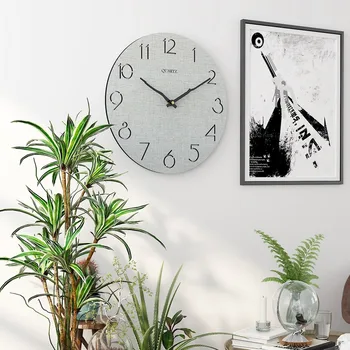 2020 Нов Стил Стенни Часовници, Дървени Стенни Часовници Съвременен Творчески Дневна Спалня Часовници Мода Стенен Часовник С Модерен Дизайн