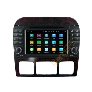 Мултимедиен Плеър с Android Автомобилен Радиоприемник За Mercedes Benz S W220 S280 S320 S350 1998-2005 Авторадио Стерео GPS Екран, DVD Блок