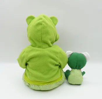 Сладък костюм на жаба кукла моделиране на детски играчки Reborn baby doll reborn бебета