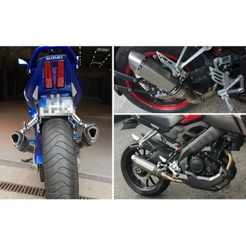 Мотоциклет Шумозаглушител на Изпускателната Тръба за Gsxr 600 K5 Honda Cbr 1000Rr 2004 Honda Forza 300 2018 Cb400Sf Aprilia Rs4