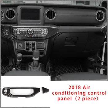За Jeep Wrangler 2018-2020 въглеродни влакна климатик панела за управление 2 бр.