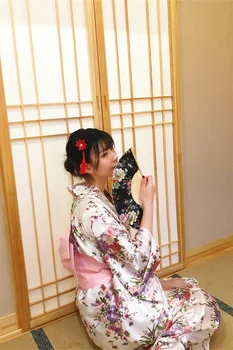 Японски Юката Палто Пролет Лято Кимоно Mujer Жилетка Жена Ханори На Горно Облекло