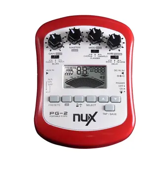 Лаптоп Процесор Мультиэффектов електрически китари NUX PG-2 с Тунер Metronome Noise Gate
