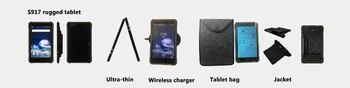 8 инча Android баркод скенер таблет UHF RFID четец за NFC, GPS